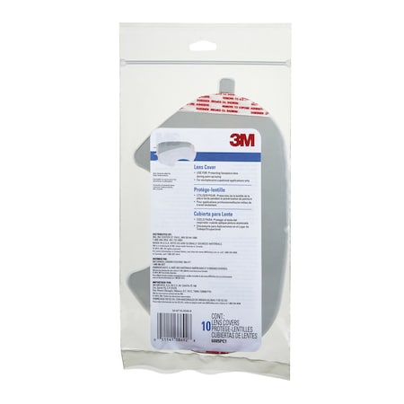 3M 6000S LENS COVER, PK 10 6885P10-C
